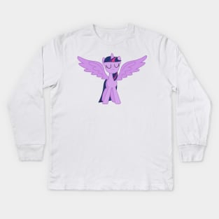 Triumphant Princess Twilight Sparkle Kids Long Sleeve T-Shirt